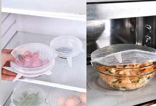 TAMPA DE SILICONE PARA COZINHA TAZMO KIT 6PÇ