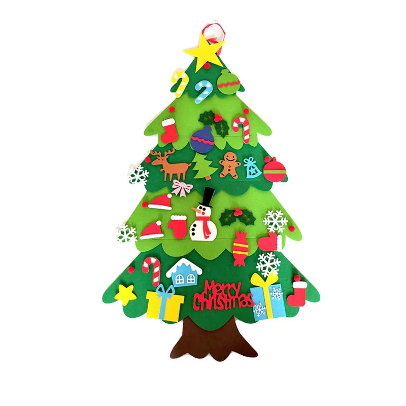 Árvore-de-Natal Decorada-Enfeite-de-Natal-Educativo-Para-Crianças-14