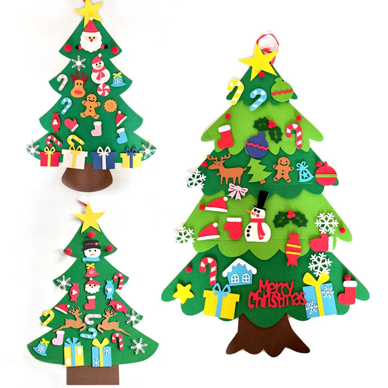 Árvore-de-Natal Decorada-Enfeite-de-Natal-Educativo-Para-Crianças-16