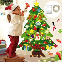 Árvore-de-Natal Decorada-Enfeite-de-Natal-Educativo-Para-Crianças-20