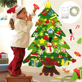 Árvore-de-Natal Decorada-Enfeite-de-Natal-Educativo-Para-Crianças-20