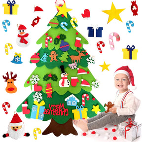 Árvore-de-Natal Decorada-Enfeite-de-Natal-Educativo-Para-Crianças-09
