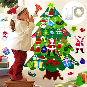 Árvore-de-Natal Decorada-Enfeite-de-Natal-Educativo-Para-Crianças-10