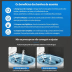 Bacia de banho de assento tratamento medicinal bidê portátil os benefícios dos banhos de assento 