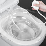 Bacia Banho Transparente com Lavador