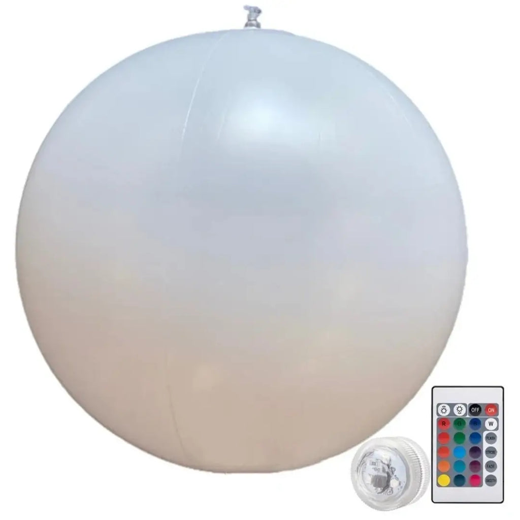Bola led solar iluminação flutuante Impermeável decoração jardim com controle remoto e bateria de lítio 