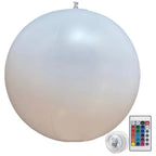 Bola led solar iluminação flutuante Impermeável decoração jardim com controle remoto e bateria de lítio 
