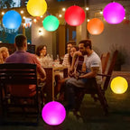 Bola led solar iluminação flutuante Impermeável decoração jardim festas com amigos e familiares 