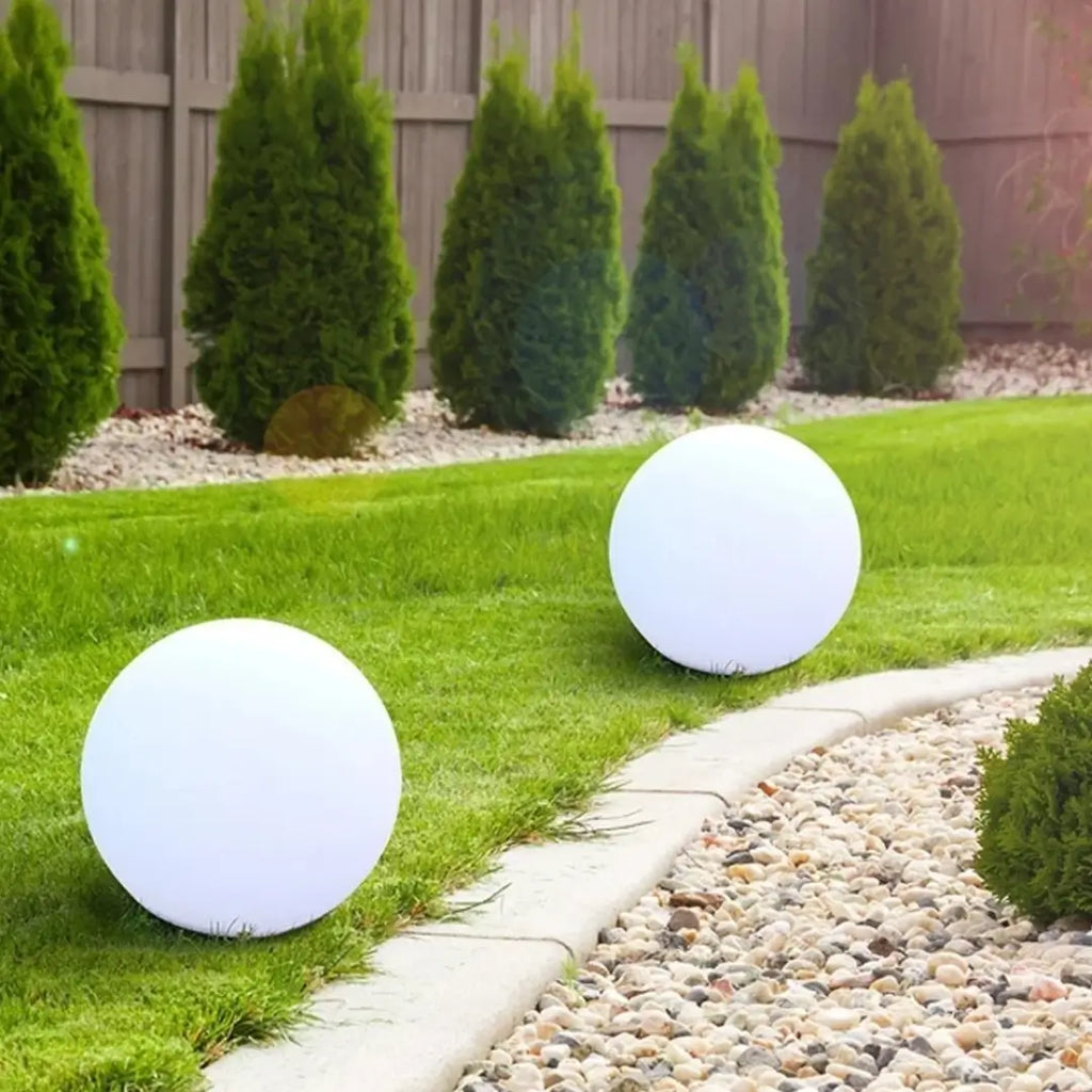 Bola led solar iluminação flutuante Impermeável decoração jardim site tazmo casa 