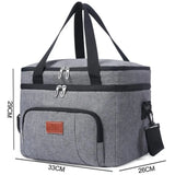 Bolsa Lancheira Térmica Cinza (20L)