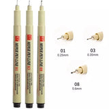 Kit Caneta Nanquim 3PÇ