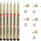 Kit Caneta Nanquim 7PÇ