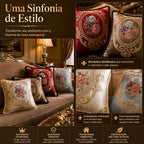 Capa de almofada bordada decorativa monarca Elisabeth característica e benefícios tazmo casa   