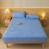 Capa de Colchão Acolchoada Azul