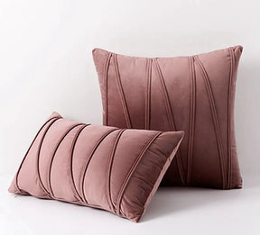 Capa de Almofada Veludo Leite Dama Perla