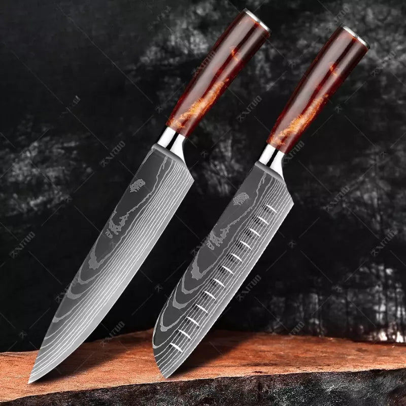 kit-faca-aço-damasco-modelo-kit-faca-de-churrasco-guabanna-tazmo-907