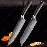 Kit de Faca (Conj 2pç / Chef + Kiritsuke 8 Polegadas)