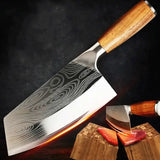 Faca Cutelo Cabo Madeira (B)