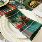 guardanapo-de-Tecido-Natal-verde-xadrez