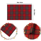 guardanapos-de-tecido-Natal-xadrez-vermelho-tazmo