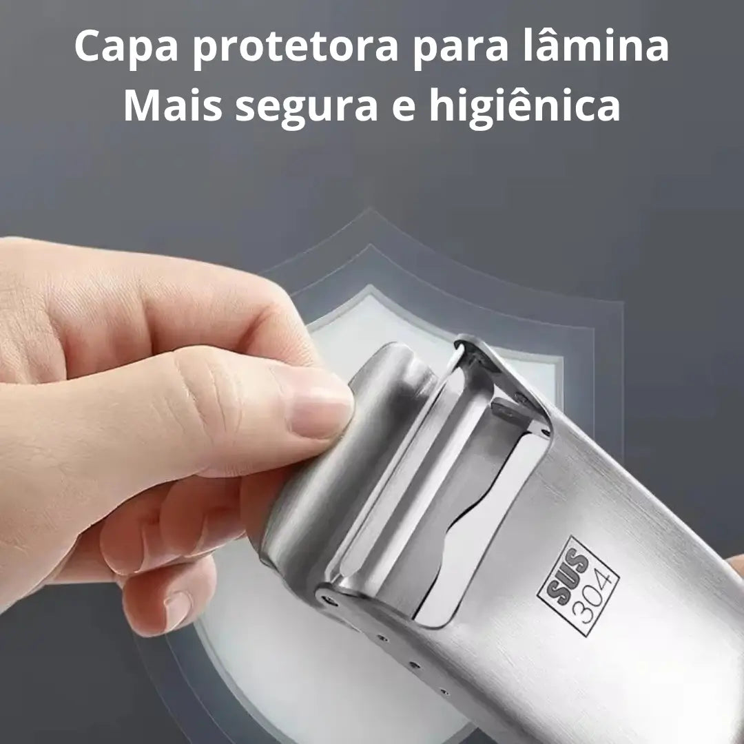 descascador de nox cortador de frutas e legumes utensilio gourmet capa protetora para lâmina  