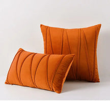 Capa de Almofada Veludo Leite Dama Perla