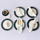 Jogo de Guardanapo Marfim (Kit 12PÇ)