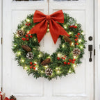 guirlanda-de-natal-com-laço-vermelho-guirlanda-de-porta