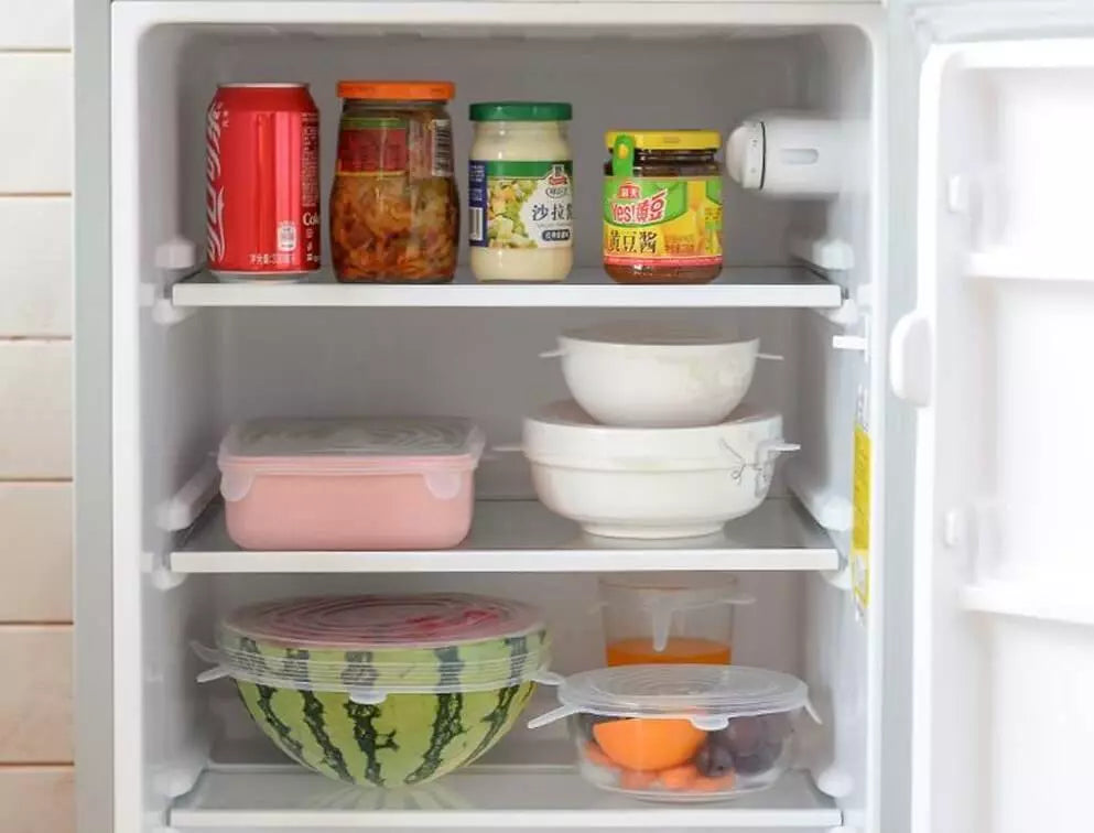 TAMPAS DE SILICONE PARA COZINHA KIT 6PÇ