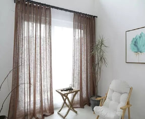 CORTINA LINHO SERENNA, MODERNA PARA SALA DE ESTAR E QUARTOS TM-B