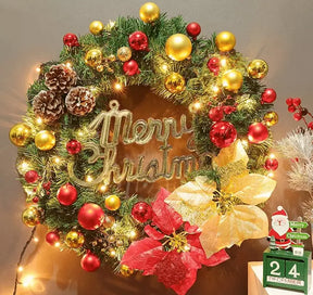 GUIRLANDA DE NATAL COM LUZ LED FLOWERS COLORS