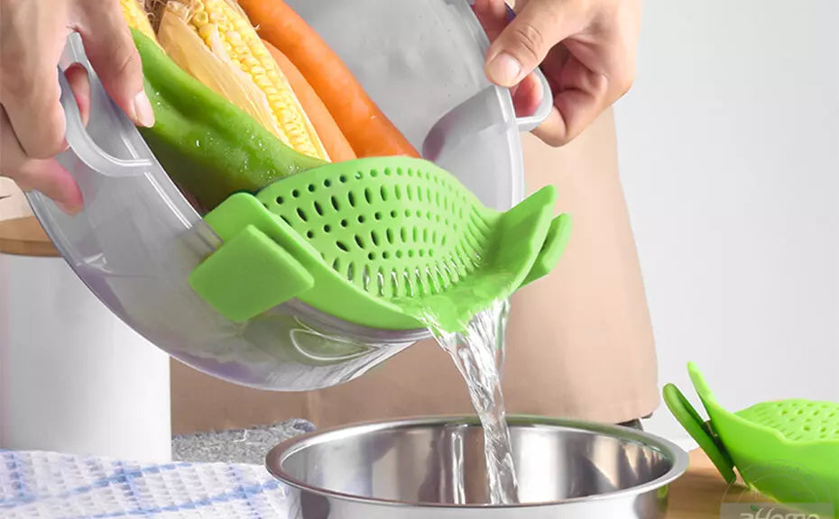 ESCORREDOR DE SILICONE AJUSTÁVEL FILTER ZESTER