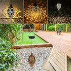 LANTERNA LED SOLAR IMPERMEÁVEL DE PENDURAR, ILUMINAÇÃO DECORAÇÃO JARDIM