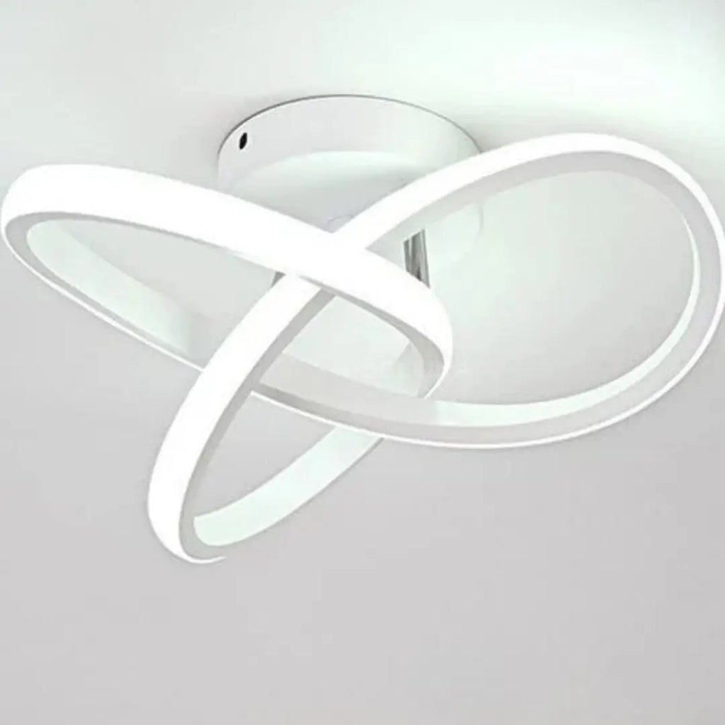 Luminária de teto led para sala moderna branca tazmo casa