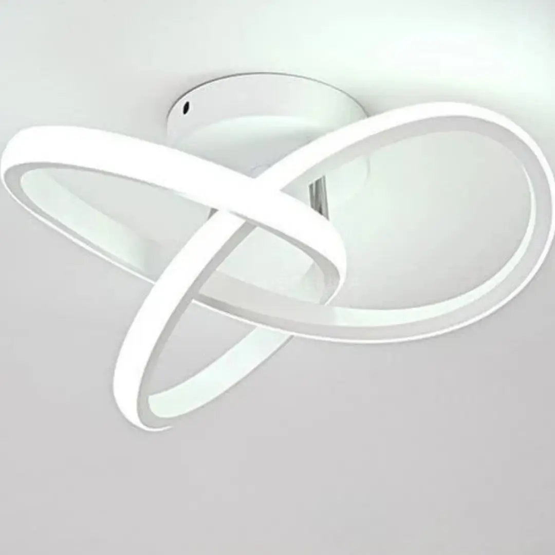 Luminária de teto led para sala moderna branca tazmo casa