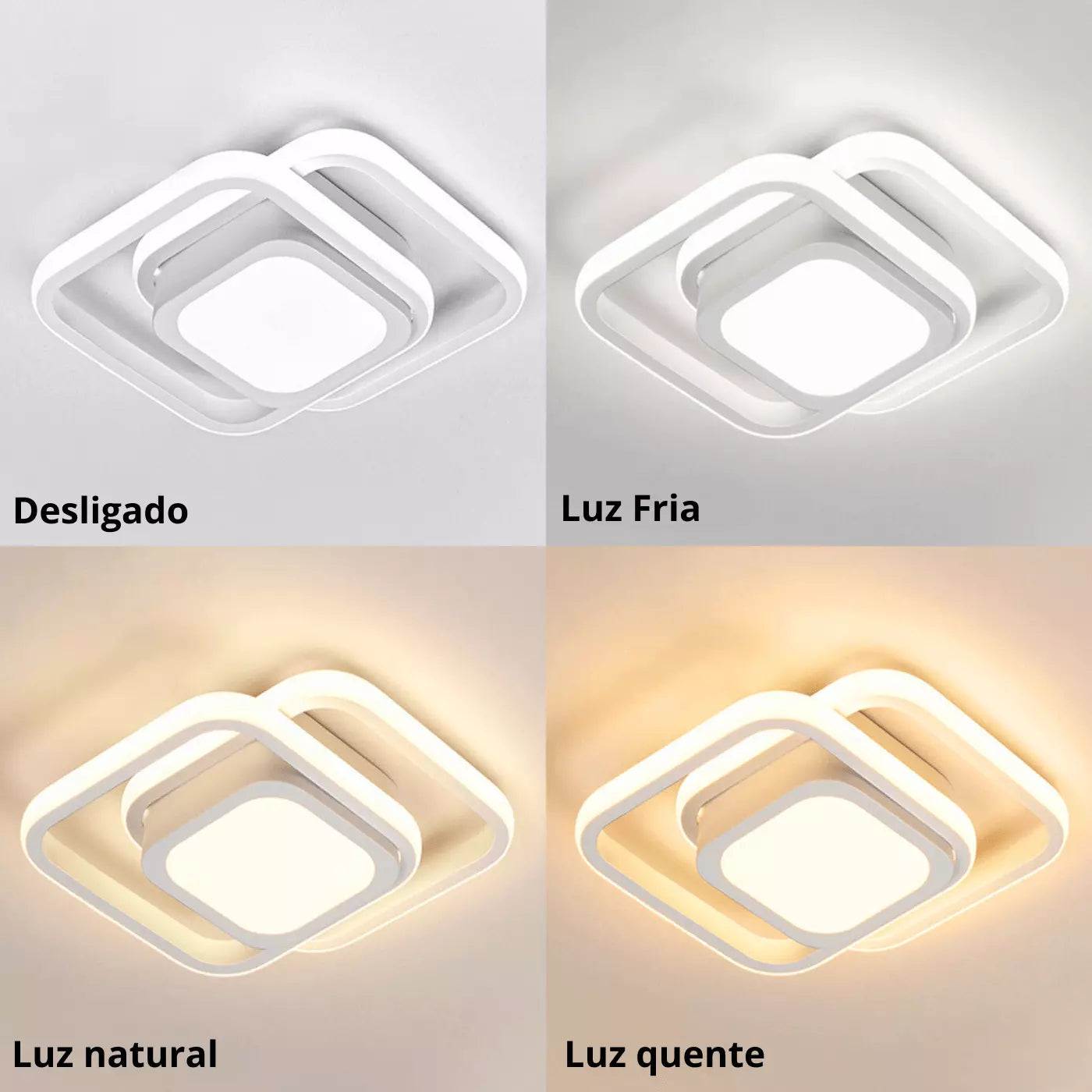 luminária-de-teto-quadrada