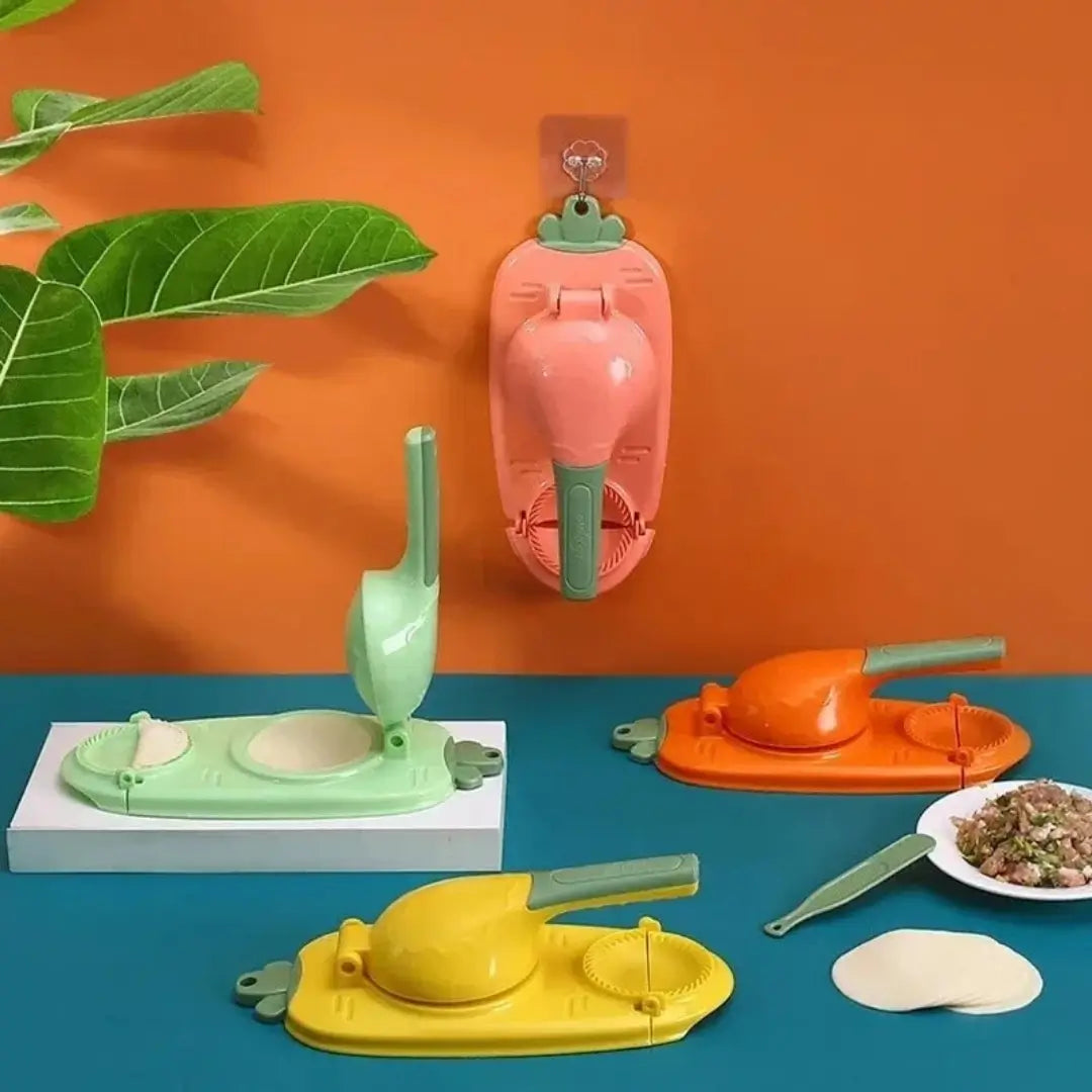 Máquina de fazer pastel 2 em 1 tazmo Mass molde de salgados todas cores disponíveis 