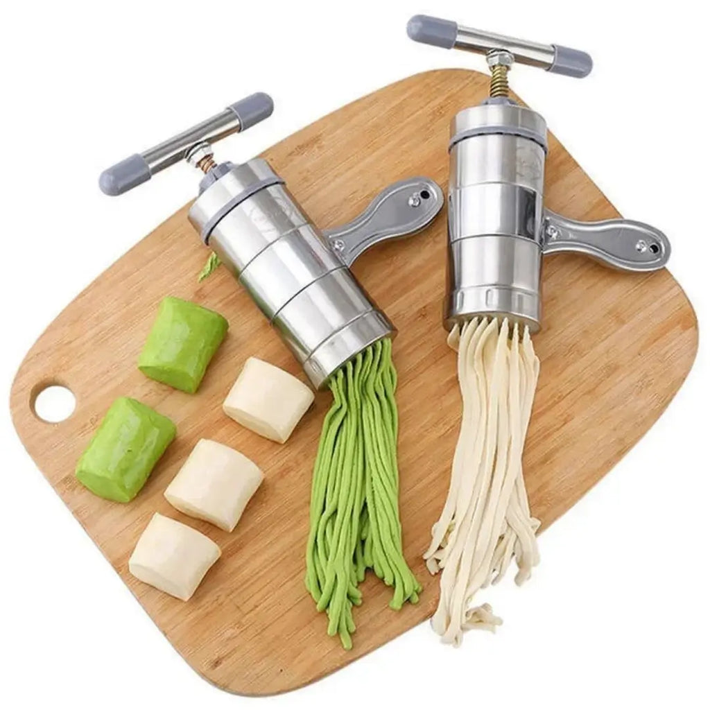 Máquina de macarrão manual de aço inox artesanal tazmo casa vários receitas de massas caseiras 