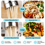 Máquina de macarrão manual de aço inox artesanal tazmo tamanhos 