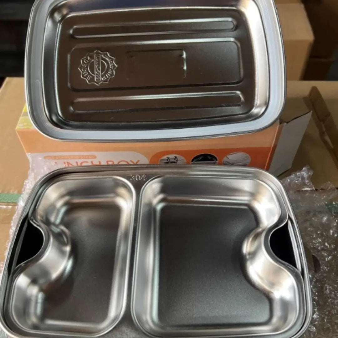 Marmita inox com duas divisória cantina masuyo 2000ml 