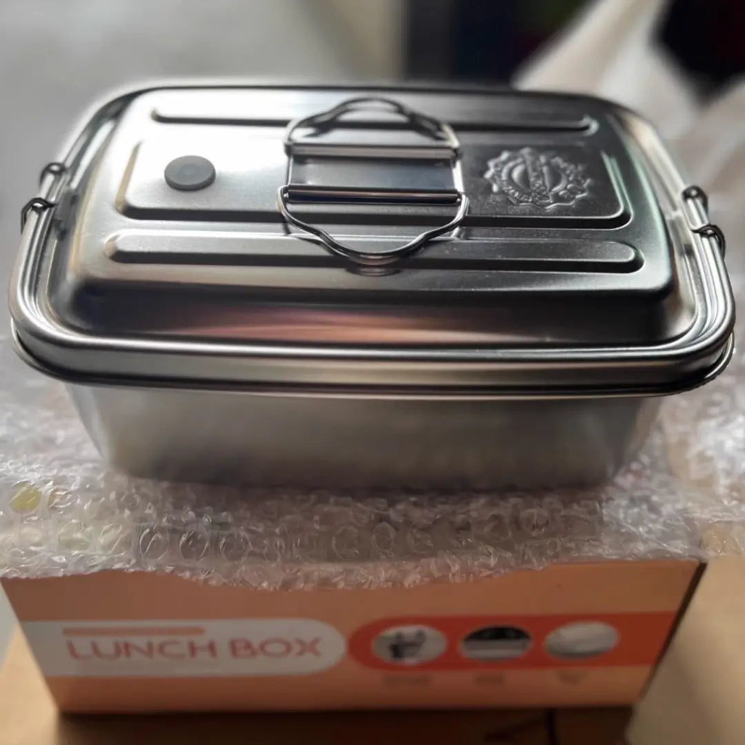 marmita inox térmica com divisória e capacidade para 2000ml cantina masuyo bem embalada para envio 