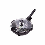Panela Wok com Tampa Cerâmica Black