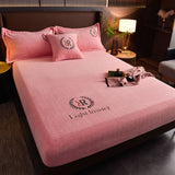 Capa Acolchoada Para Colchão Rosa Claro