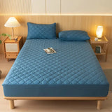 Capa de Colchão Acolchoado Azul