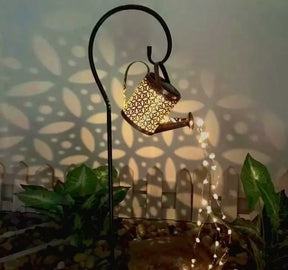 LANTERNA LED SOLAR IMPERMEÁVEL REGADOR, ILUMINAÇÃO DECORAÇÃO JARDIM