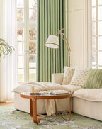 CORTINA DE LINHO  MERIDIANA PIOMENTESE, DECORAÇÃO SALA DE ESTAR E QUARTOS