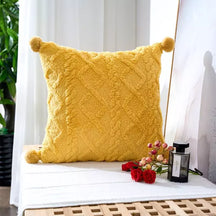 CAPAS DE ALMOFADAS COM BORDADO MACIO CHANTELY POMPOM