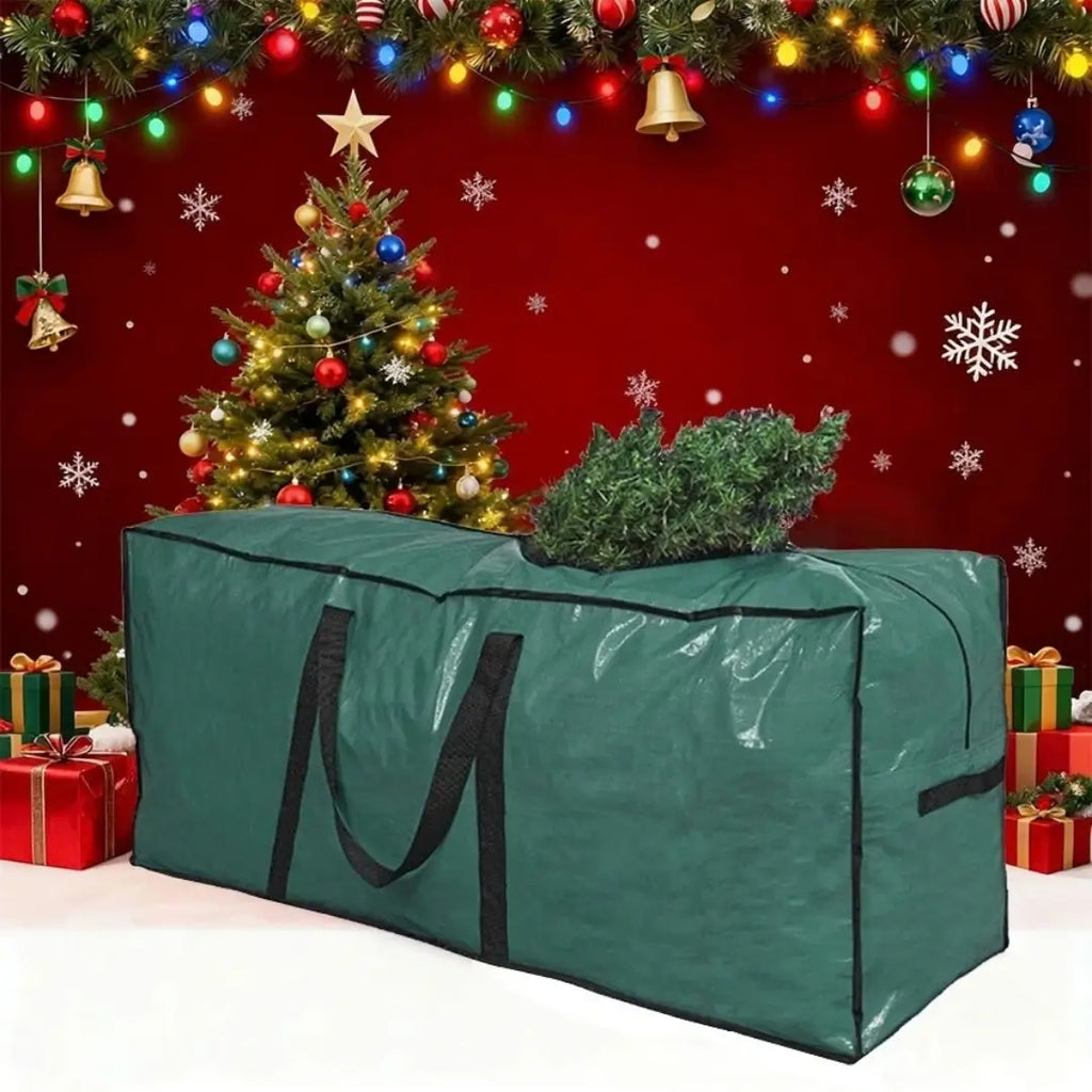 Saco de Armazenamento Para Árvore de Natal verde Tazmo Casa Decoração de Natal 