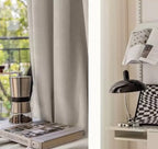 CORTINA DE LINHO  MERIDIANA PIOMENTESE, DECORAÇÃO SALA DE ESTAR E QUARTOS