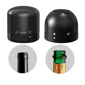 TAMPAS PARA VINHO E CHAMPAGNE Á VÁCUO KIT STOPPER